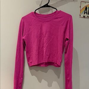 LULULEMON Women's Pink Long Sleeve Top